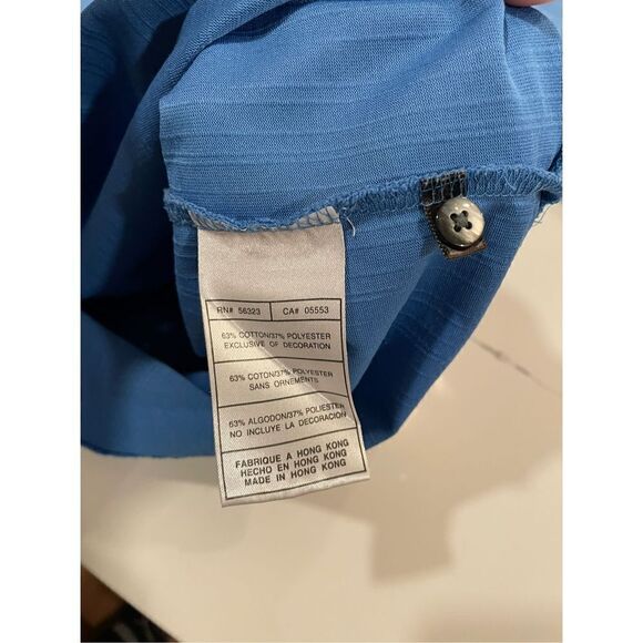 Tiger Woods Collection The River Course at Queenstown Harbor Dri-Fit Polo Sz L - Picture 7 of 8